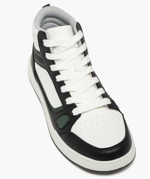 Baskets homme mid-cut à lacets style casual vue6 - 5 MILES - GEMO