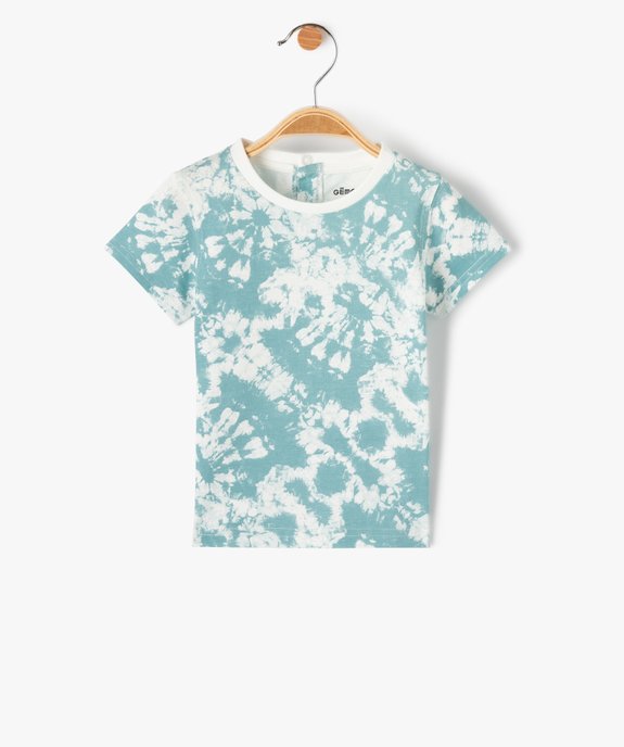 Tee-shirt bébé garçon à manches courtes tie-and-dye vue1 - GEMO 4G BEBE - GEMO
