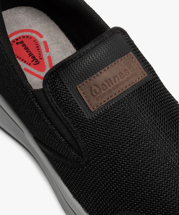 Mocassins homme confort en mesh - Wellness vue6 - WELLNESS - GEMO