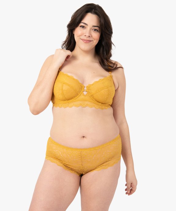 Shorty femme grande taille en dentelle vue3 - GEMO(HOMWR FEM) - GEMO