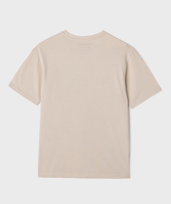 Tee-shirt manches courtes imprimé garçon - Minecraft vue3 - MINECRAFT - GEMO