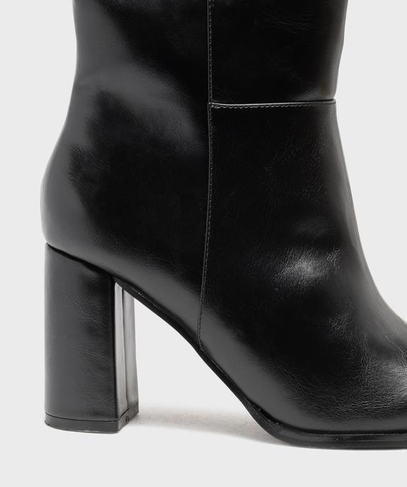 Bottes à haut talon et bout pointu femme vue6 - FOLLOW ME G4G - GEMO