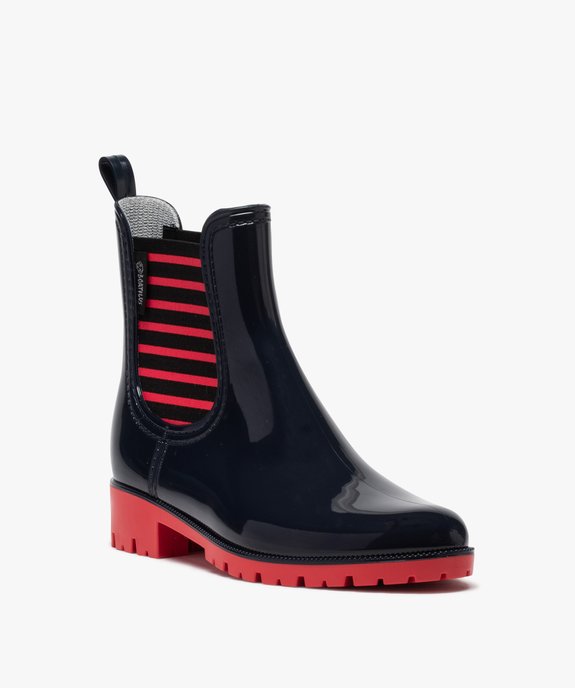 Bottes de pluie femme mi-hautes fantaisie - Boatilus  vue2 - BOATILUS - GEMO
