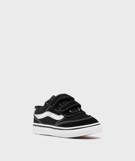 Baskets basses en cuir suédé et textile Brooklyn garçon - Vans vue2 - VANS - GEMO