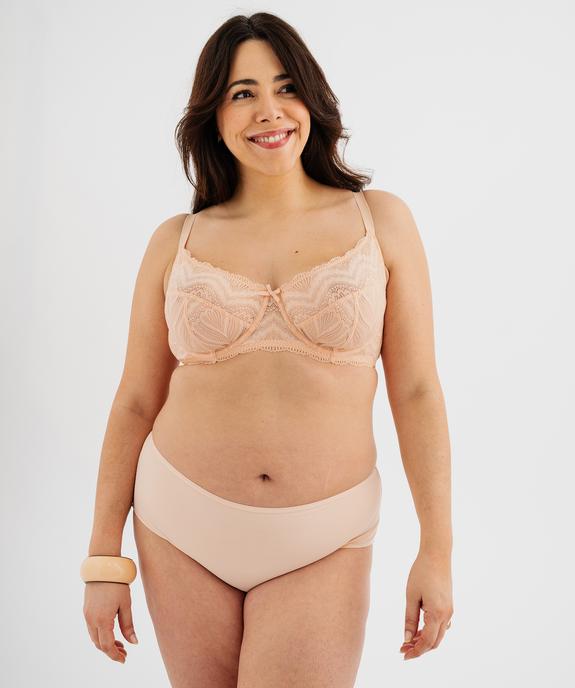 Soutien-gorge emboitant à armatures femme grande taille vue1 - GEMO(HOMWR FEM) - GEMO