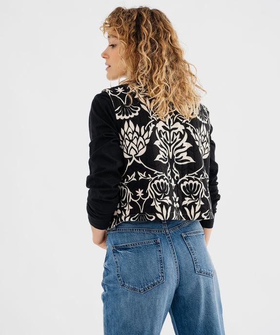 Gilet sans manches réversible femme vue3 - GEMO(FEMME PAP) - GEMO