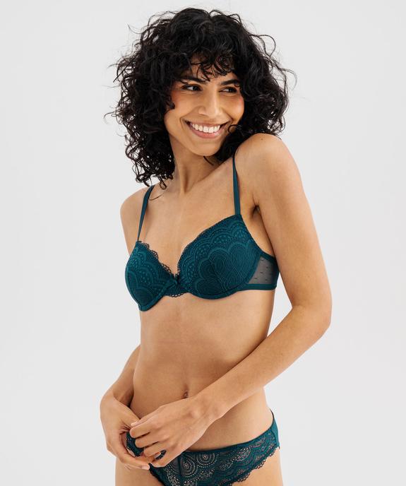 Soutien-gorge corbeille en dentelle à armatures vue1 - GEMO(HOMWR FEM) - GEMO