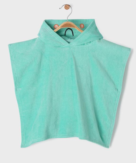 Cape de bain à capuche bébé motif monstre vue1 - GEMO 4G BEBE - GEMO