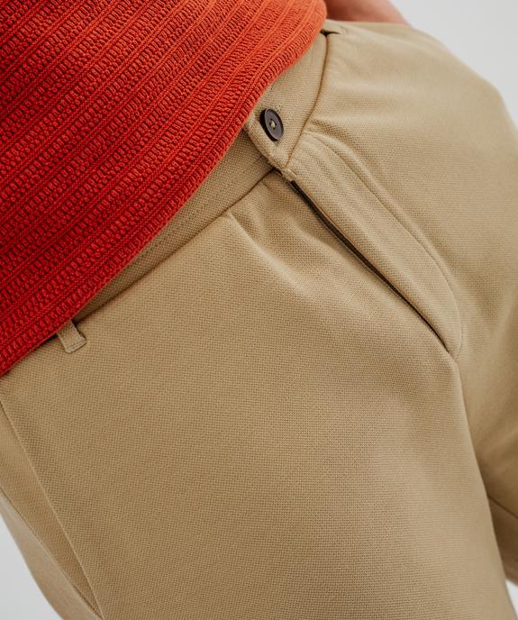 Bermuda en maille piquée coupe ample homme vue2 - GEMO 4G HOMME - GEMO