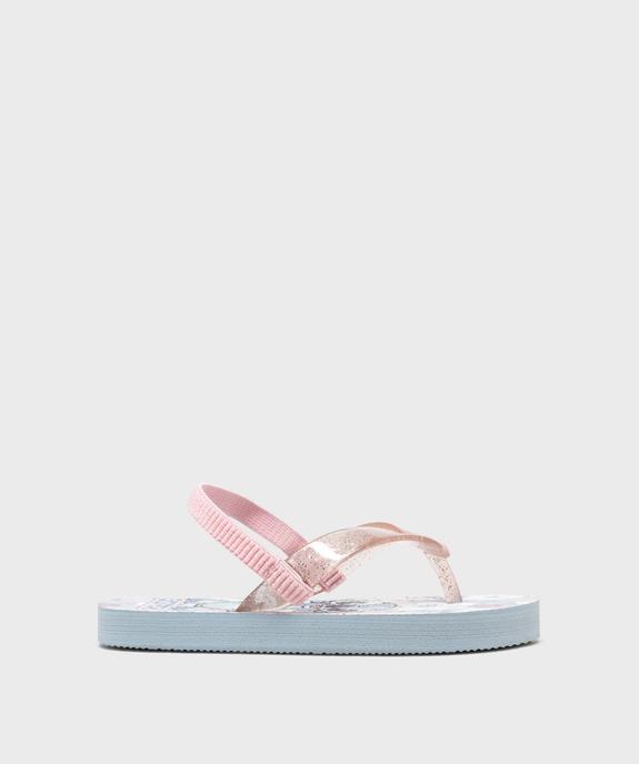 Tongs imprimés à entredoigts pailleté et bride élastique fille - Stitch vue2 - LILO & STITCH - GEMO