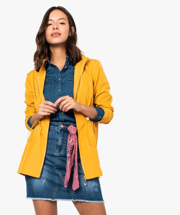 Veste femme imperméable avec col montant  vue1 - GEMO(FEMME PAP) - GEMO