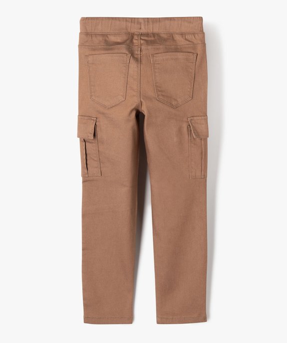 Pantalon cargo résistant garçon vue6 - GEMO (ENFANT) - GEMO