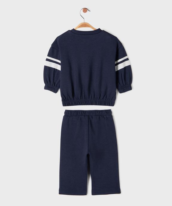Ensemble 2 pièces sweat + pantalon de jogging bébé garçon vue4 - GEMO 4G BEBE - GEMO