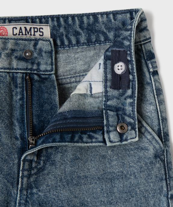 Jean straight en denim délavé garçon - Camps United vue2 - CAMPS - GEMO