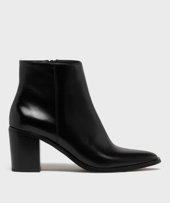 Bottines à bout carré et talon bloc femme - Follow Me vue1 - FOLLOW ME G4G - GEMO