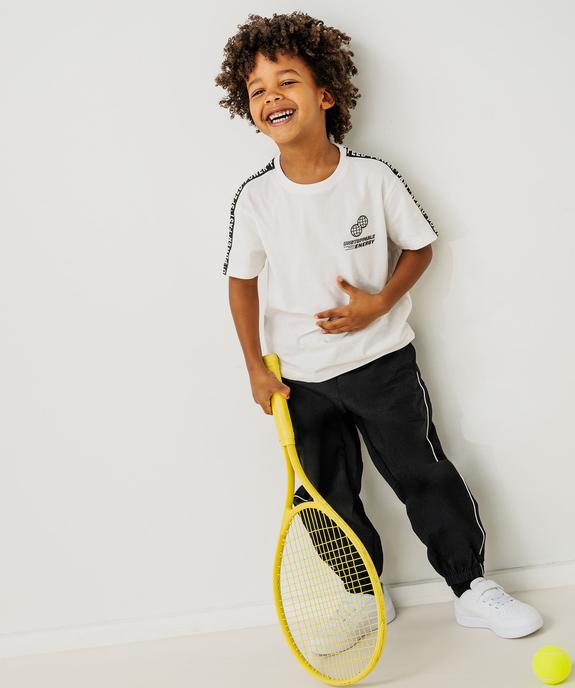 Pantalon de jogging en toile parachute garçon vue5 - GEMO (ENFANT) - GEMO