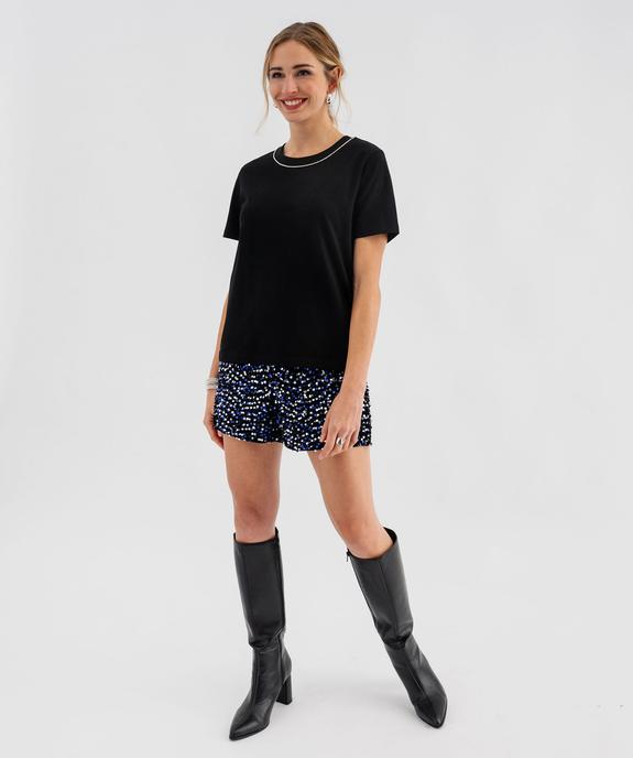 Short ample à sequins brillants femme vue5 - GEMO(FEMME PAP) - GEMO