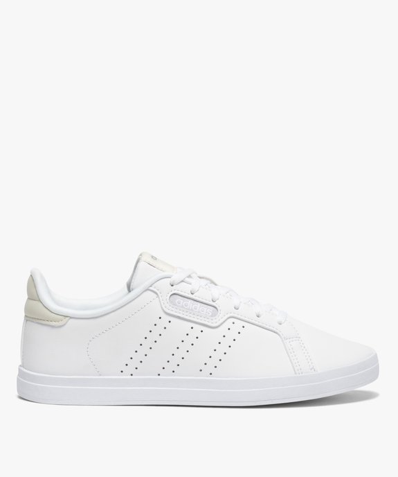 Baskets femme unies à lacets – Adidas Courtpoint Base vue1 - ADIDAS - GEMO