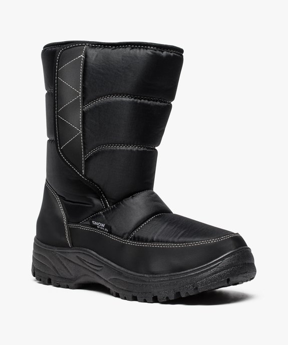 Après-ski homme en matière matelassée vue2 - GEMO (EQUIPT) - GEMO