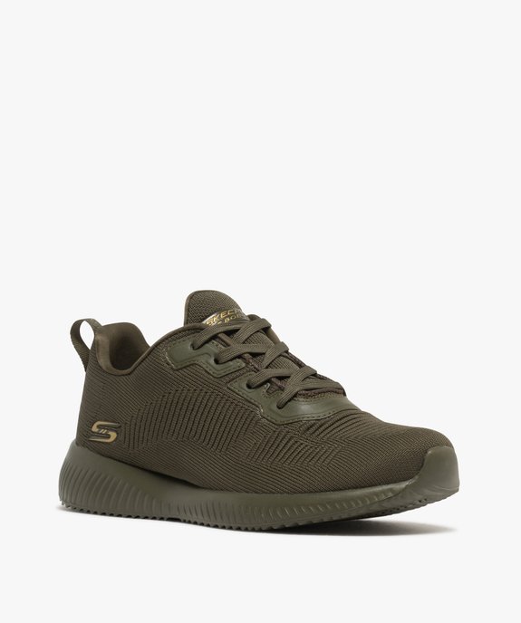 Basket en toile Bobs Squad femme - Skechers vue2 - SKECHERS - GEMO