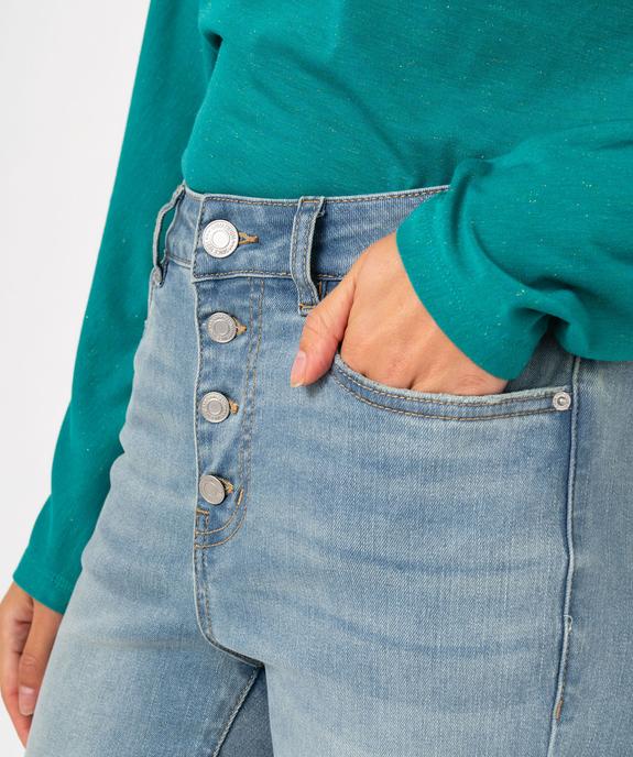 Jean Skinny extensible taille haute femme vue2 - GEMO 4G FEMME - GEMO