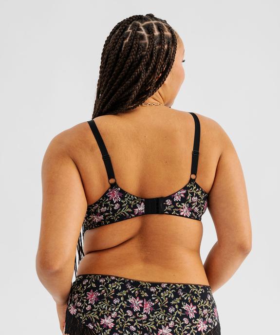 Soutien-gorge emboitant à armatures en dentelle femme grande taille vue2 - GEMO(HOMWR FEM) - GEMO