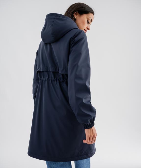 Imperméable à capuche doublé fourrure imitation femme vue5 - GEMO(FEMME PAP) - GEMO