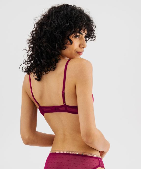 Soutien-gorge corbeille en dentelle à armatures vue2 - GEMO(HOMWR FEM) - GEMO