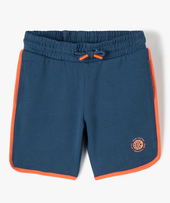 Bermuda garçon en maille bicolore look rétro vue1 - GEMO (ENFANT) - GEMO