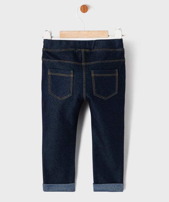 Jegging à taille réglable et revers bébé fille vue5 - GEMO(BEBE DEBT) - GEMO