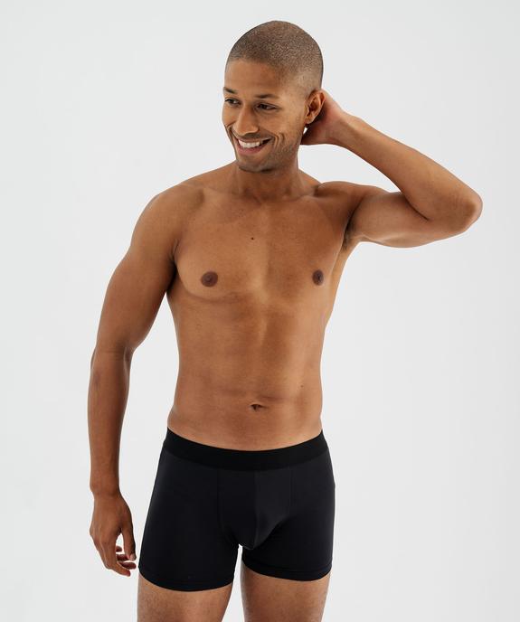 Boxers en microfibre avec large ceinture homme (lot de 2) vue5 - GEMO(HOMWR HOM) - GEMO