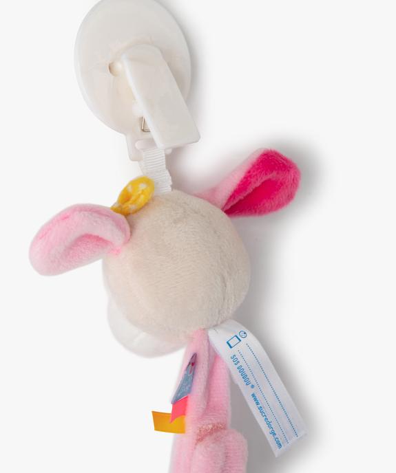 Attache-tétine peluche lapin- Sucre d'Orge vue2 - SUCRE D'ORGE - GEMO