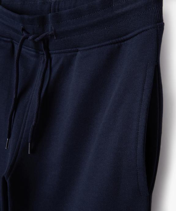 Bermuda en maille avec ceinture élastique garçon vue2 - GEMO (JUNIOR) - GEMO