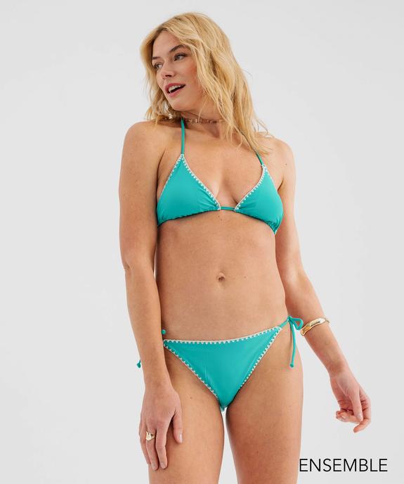 Ensemble de maillot de bain deux pièces brodé pour femme - GEMO