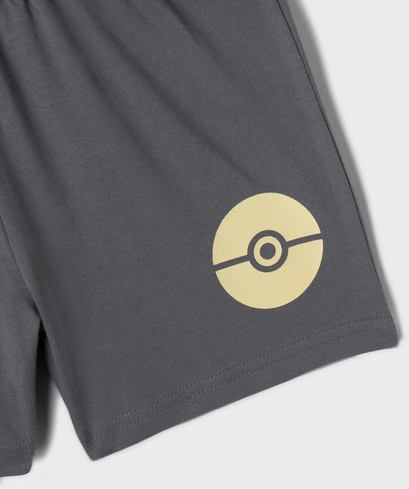 Pyjashort avec motif Pikachu garçon - Pokemon vue3 - POKEMON - GEMO