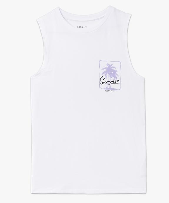 Débardeur avec motif estival homme vue4 - GEMO (HOMME) - GEMO