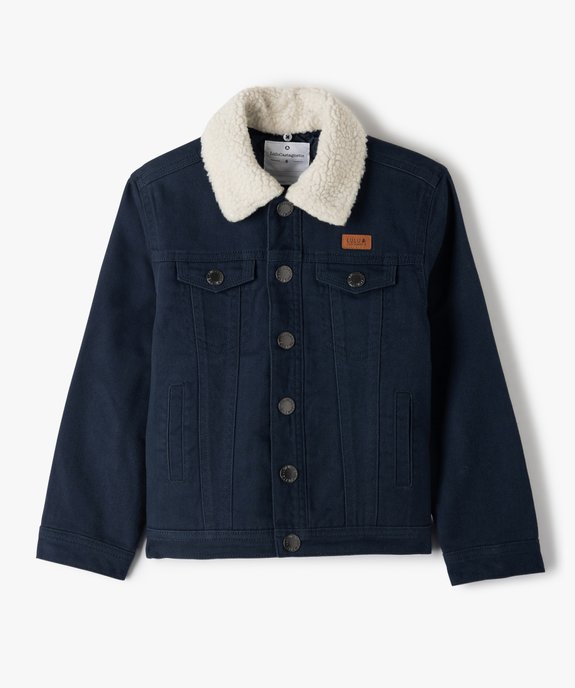 Veste garçon doublée à col original - LuluCastagnette vue2 - LULUCASTAGNETTE - GEMO