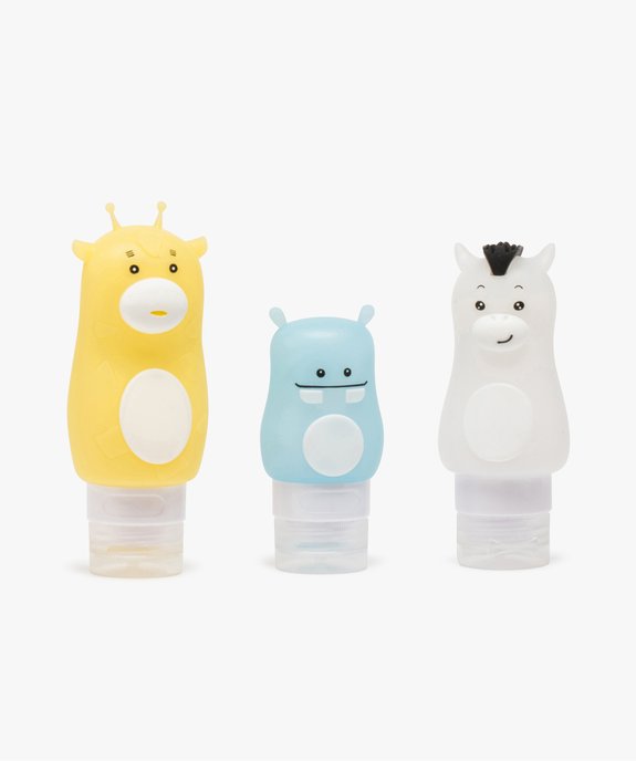 Kit de voyage femme 3 flacons en forme d'animaux vue1 - GEMO (ACCESS) - GEMO