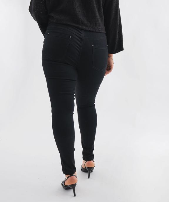 Jegging avec taille ajustable femme grande taille vue3 - GEMO 4G GT - GEMO