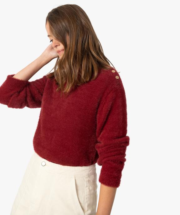 Pull femme en maille  à col montant vue2 - GEMO(FEMME PAP) - GEMO
