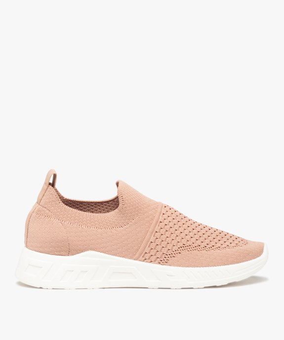 Baskets femme extra souples en maille unie vue1 - GEMO (SPORTSWR) - GEMO