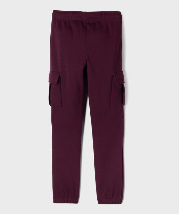 Pantalon de jogging coupe cargo garçon vue3 - GEMO (JUNIOR) - GEMO
