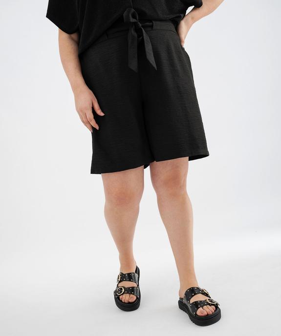 Bermuda ample et fluide femme grande taille vue1 - GEMO (G TAILLE) - GEMO