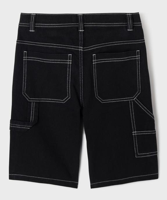 Bermuda skater avec taille ajustable garçon vue7 - GEMO 4G GARCON - GEMO