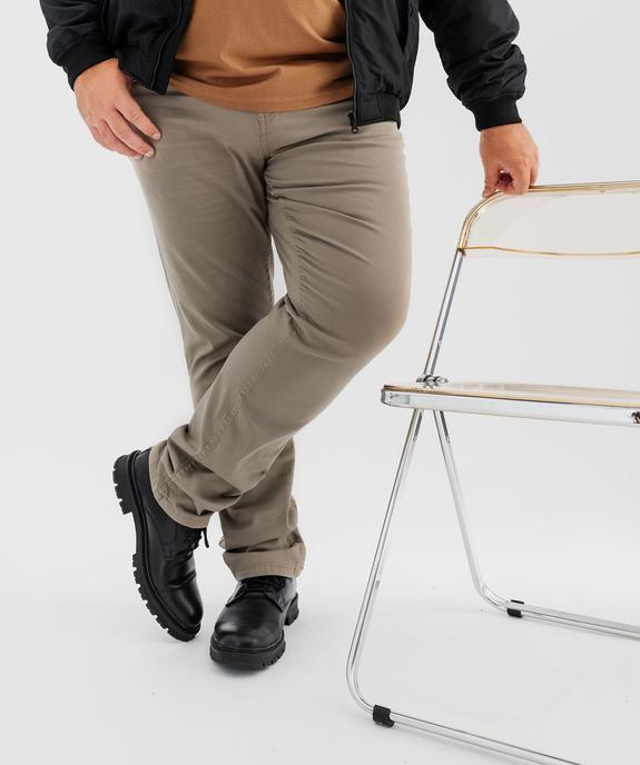 Pantalon chino coupe Slim homme vue9 - GEMO (HOMME) - GEMO
