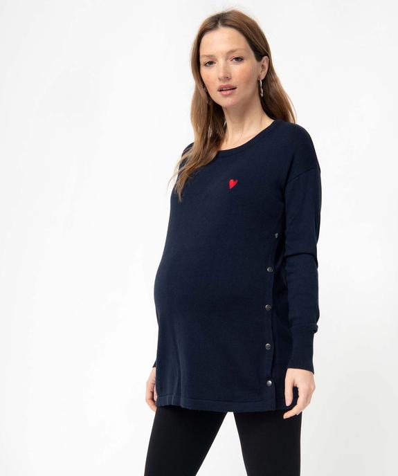 Pull de grossesse et d'allaitement vue1 - GEMO (MATER) - GEMO