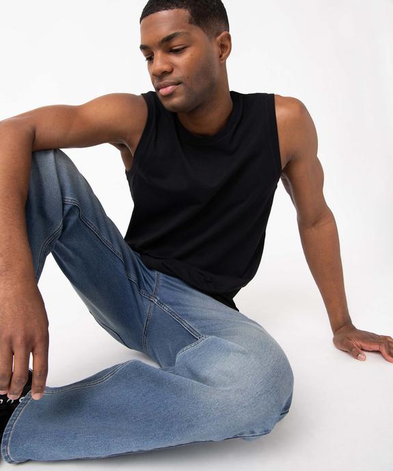 Jean coupe Straight délavé homme vue5 - GEMO 4G HOMME - GEMO
