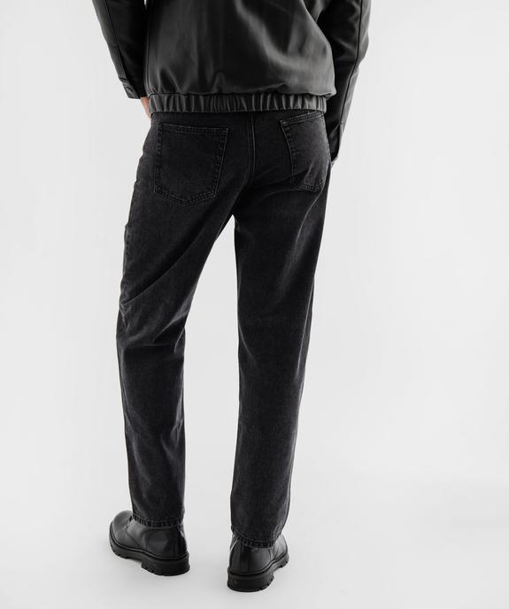 Jean loose en denim 100% coton homme vue3 - GEMO 4G HOMME - GEMO