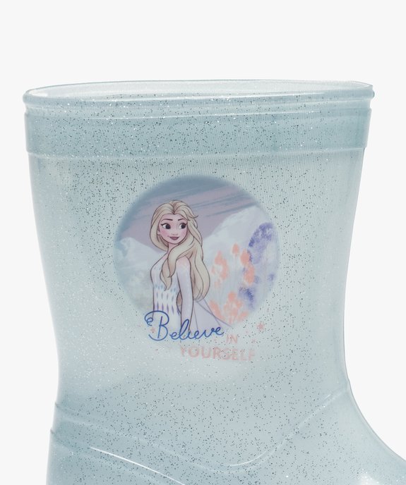 Bottes de pluie fille pailletées – La Reine des Neiges vue6 - REINE DES NEIGE - GEMO