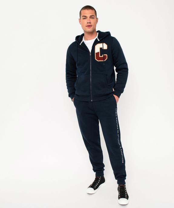 Sweat zippé à capuche doublé sherpa homme - Camps United vue5 - CAMPS UNITED - GEMO